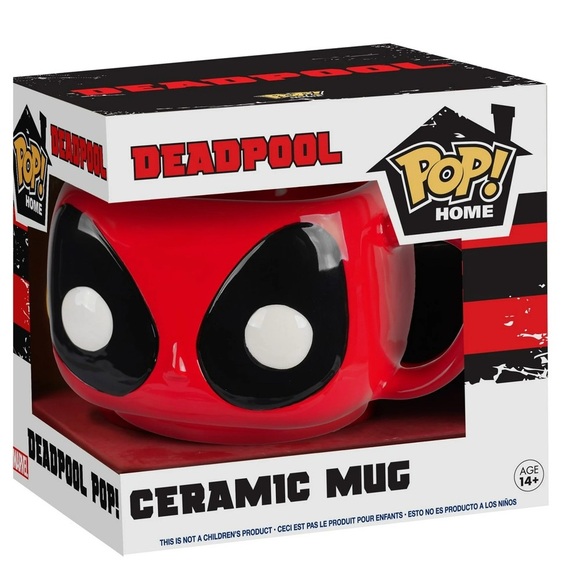 Funko POP! Marvel Red Deadpool Mug - Picture 4 of 4
